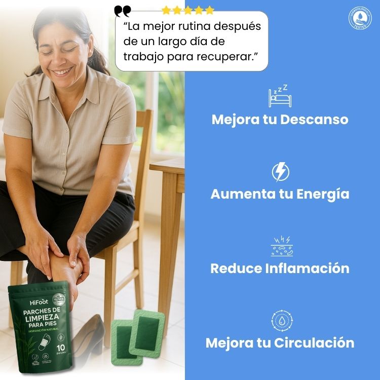Limpia tu Cuerpo y Suma Vitalidad - HiFoot Detox™