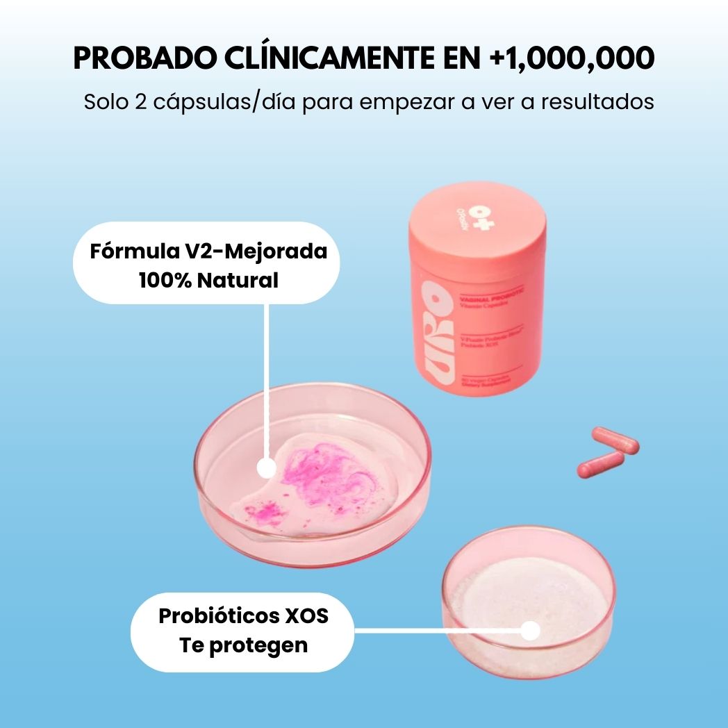 Confianza Íntima en 7 Días - Uro+ Probiótico 60 ud.