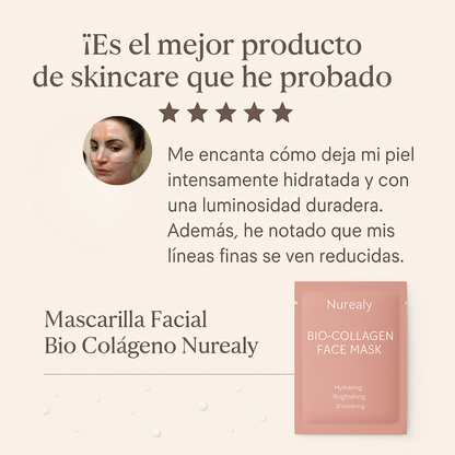 Tratamiento Bio-Colágeno Nurealy - Rostro Firme y Luminoso al Instante