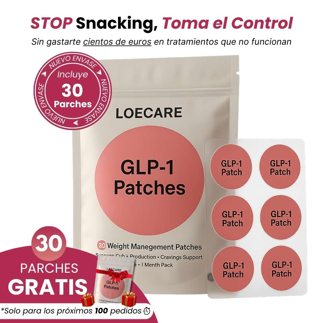 Tu Cuerpo, Tus Reglas | GLP-1 Loecare™ (30 Parches)